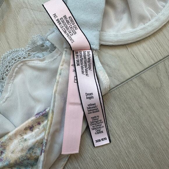 Victoria's Secret Dream Angels unlined watercolor tie dye lace underwired bra - Picture 3 of 3